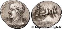 THE REPUBLIC (280 BC to 27 BC) Denier LICINIA Rome 84 AC. (20mm, 3,75g, 11h) -