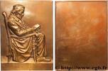 FRANCE Plaque, Vieil homme par Georges-Henri Prud’homme TROISIÈME RÉPUBLIQUE (1934) (94mm, 245,64g, 12h) -