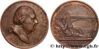 FRANCE Médaille, Pont sur la Dordogne PONTS 1820 (50,5mm, 42,29g, 12h) -