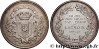 FRANCE Médaille, Cours municipaux d’allemand ENSEIGNEMENT 62 - Boulogne-sur-mer n.d. (41,5mm, 33,44g, 12h) -