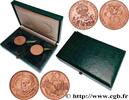 FRANCE Coffret de 2 essais de 10 francs Conquête de l’Esp V REPUBLIC Pessac 1983 (26mm, 10g, 6h) -