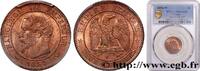 FRANCE Deux centimes Napoléon III, tête nue SECOND EMPIRE Lille 1854 (20mm, 2g, 6h) -
