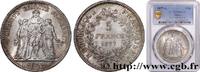 FRANCE 5 francs Hercule III REPUBLIC Paris 1877 (37mm, 25g, 6h) -