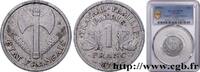 FRANCE 1 franc Francisque, légère, petit c FRENCH STATE Castelsarrasin 1944 (23mm, 1,3g, 6h) -
