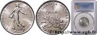 FRANCE 1 franc Semeuse, nickel V REPUBLIC Paris 1961 (24mm, 6g, 6h) -