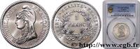 FRANCE Brillant Universel de 1 franc République COMMEMORATIVE COINS MONNAIE DE PARIS Paris 1992 (28mm, 15,55g, 6h) -