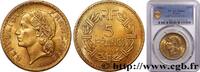 FRANCE 5 francs Lavrillier, bronze-aluminium PROVISIONAL GOVERNEMENT OF THE FRENCH REPUBLIC Castelsarrasin 1945 (31mm, 12g, 6h) -