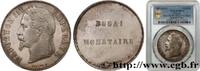 FRANCE Essai monétaire de 5 francs Napoléon III, tête lau SECOND EMPIRE n.d. (37mm, 25,00g, 6h) -