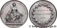 FRANCE Médaille, École Municipale des Beaux-Arts BEAUX-ARTS - SOCIÉTÉS, ÉCOLES ET PRIX 33 - Bordeaux 1898 (56,5mm, 90,39g, 12h) -