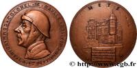 FRANCE Médaille, Colonel de Gaulle, Montigny-les-Metz SECONDE GUERRE WWII Monnaie de Paris 1977 (76,5mm, 214,26g, 12h) -