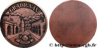 FRANCE Médaille, Gradignan BORDELAIS - VILLES, ENTREPRISES ET VINS 33 - Gradignan n.d. (69,50mm, 196,27g, 12h) -