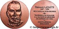 FRANCE Médaille, Fernand Lataste MÉDECINE - SOCIÉTÉS MÉDICALES - MÉDECINS/CHIRURGIENS - ASSISTANCE PUBLIQUE Monnaie de Paris n.d. (71,50mm, 188,75g, 12h) -