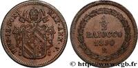 ITALY - PAPAL STATES - PIUS IX (Giovanni Maria Mas 1/2 Baiocco Pie IX an V ITALY - PAPAL STATES - PIUS IX (Giovanni Maria Mastai Ferretti) Rome 1850 (23,5mm, 5,18g, 6h) -