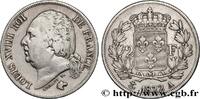 FRANCE 2 francs Louis XVIII LOUIS XVIII Paris 1822 (27mm, 9,92g, 6h) -