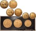 FRANCE Boîte de 3 essais de 50, 20 et 10 centimes Lagriff V REPUBLIC Paris 1962 (mm, g, 6h) -