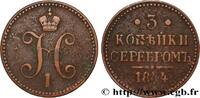 RUSSIA 3 Kopecks Nicolas Ier RUSSIA Ekaterinbourg 1844 (38,5mm, 27,07g, 12h) -