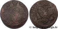 RUSSIA 5 Kopecks Catherine II RUSSIA Ekaterinbourg 1770 (42,76mm, 48,39g, 12h) -