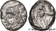 FRANCE Drachme au loup et au cheval, joue tatouée PICTONES / BITURIGES - MID-WESTERN, Unspecified Ier siècle avant J.-C. (15,5mm, 1,95g, 6h) -
