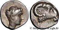 Classic 1 (480 BC to 400 BC) Hemiobole CARIA - ANONYMOUS Halicarnasse, Carie c. 395-377 AC. (7,5mm, 0,39g, 3h) -