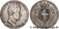 ITALY - KINGDOM OF SARDINIA - CHARLES-ALBERT 5 Lire ITALY - KINGDOM OF SARDINIA - CHARLES-ALBERT Turin 1842 (37mm, 24,69g, h) -