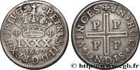 PORTUGAL - KINGDOM OF PORTUGAL - PEDRO II Tostao PORTUGAL - KINGDOM OF PORTUGAL - PEDRO II Porto 1690 (22mm, 3,76g, 12h) -