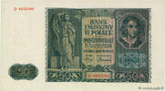 POLAND 50 Zlotych POLAND 50 Zlotych 1941 AU- -