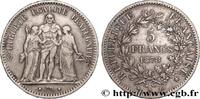 FRANCE 5 francs Hercule III REPUBLIC Paris 1878 (37,15mm, 24,78g, 6h) -