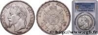 FRANCE 5 francs Napoléon III, tête laurée SECOND EMPIRE Strasbourg 1869 (37mm, 25,00g, 6h) -