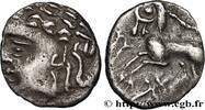 FRANCE Denier au cervidé, tête à gauche GALLIA - ALLOBROGES (Dauphiné area) Ier siècle avant J.-C. (14,5mm, 2,24g, 12h) -