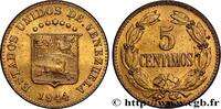VENEZUELA 5 Centimos VENEZUELA Philadelphie 1944 (19mm, 2,53g, 6h) -