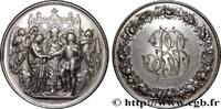 FRANCE Médaille de mariage AMOUR ET MARIAGE 1889 (36,5mm, 21,29g, 12h) -