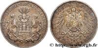 GERMANY - FREE CITY OF HAMBURG 5 Mark GERMANY - FREE CITY OF HAMBURG Hambourg 1902 (38mm, 27,77g, 12h) -