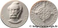 FRANCE Médaille, Série Pour le mérite, Werner von Siemens PERSONNAGES 1992 (38,5mm, 12,70g, 12h) -
