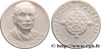 FRANCE Médaille, Série Pour le mérite, Thomas Mann PERSONNAGES 1992 (38,5mm, 14,27g, 12h) -