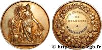 FRANCE Médaille, Société d’horticulture SOCIÉTÉS D'AGRICULTURE, HORTICULTURE, PÊCHE ET CHASSE 67 - Mulhouse n.d. (50,5mm, 66,30g, 12h) -
