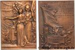 FRANCE Plaque, Banquet des tuileries offert aux maires de TROISIÈME RÉPUBLIQUE 34 - Pérols 1900 (63,5mm, 77,12g, 12h) -