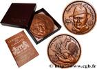 FRANCE Médaille, Jean Moulin RÉSISTANCE Monnaie de Paris 1988 (67,5mm, 184,89g, 12h) -