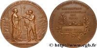 FRANCE Médaille, Exposition Universelle, Cinquantenaire d EXPOSITIONS UNIVERSELLES 75 - Paris 1900 (36mm, 20,25g, 12h) -