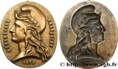 FRANCE Plaque, Les visages de la République, Marianne FRANCE (1870) (137mm, 309g, 12h) -