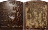 FRANCE Plaque, Contemplation, tirage uniface TROISIÈME RÉPUBLIQUE n.d. (70mm, 74,69g, 12h) -