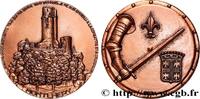 FRANCE Médaille, Tour de Montlhéry MONUMENTS ET HISTOIRE Monnaie de Paris (1949) (59mm, 112,25g, 12h) -