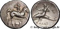 Hellenistic 1 (323 BC to 188 BC) Nomos ou didrachme CALABRIA - TARAS Tarente, Calabre c. 275 AC. (20,5mm, 6,57g, 5h) -