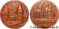FRANCE Médaille, Château de Maintenon MONUMENTS ET HISTOIRE Monnaie de Paris 1981 (68,5mm, 187,68g, 12h) -