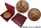 FRANCE Médaille, Union syndicale des industries aéronauti CONQUÊTE DE L'ESPACE - EXPLORATION SPATIALE 1958 (67,5mm, 134,06g, 12h) -