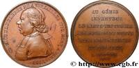 FRANCE Médaille, Charles-Michel de L'Épée PERSONNAGES 1801 (41,50mm, 31,41g, 12h) -
