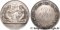 FRANCE Médaille de mariage, Évangile de St Mathieu AMOUR ET MARIAGE 1900 (39mm, 24,61g, 12h) -