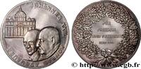 FRANCE Médaille, Jean XXIII et Konrad Adenauer PERSONNAGES (1960) (49,5mm, 49,47g, 12h) -