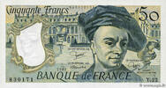 FRANCE 50 Francs QUENTIN DE LA TOUR FRANCE 50 Francs QUENTIN DE LA TOUR 1981 UNC- -