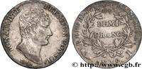 FRANCE Demi-franc Bonaparte Premier Consul CONSULATE Limoges 1804 (18mm, 2,47g, 6h) -