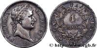 FRANCE 1 franc Napoléon Ier tête laurée, Empire français PREMIER EMPIRE / FIRST FRENCH EMPIRE Paris 1812 (23mm, 4,94g, 6h) -